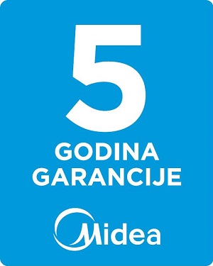 5 godina garancije na Midea uređaje